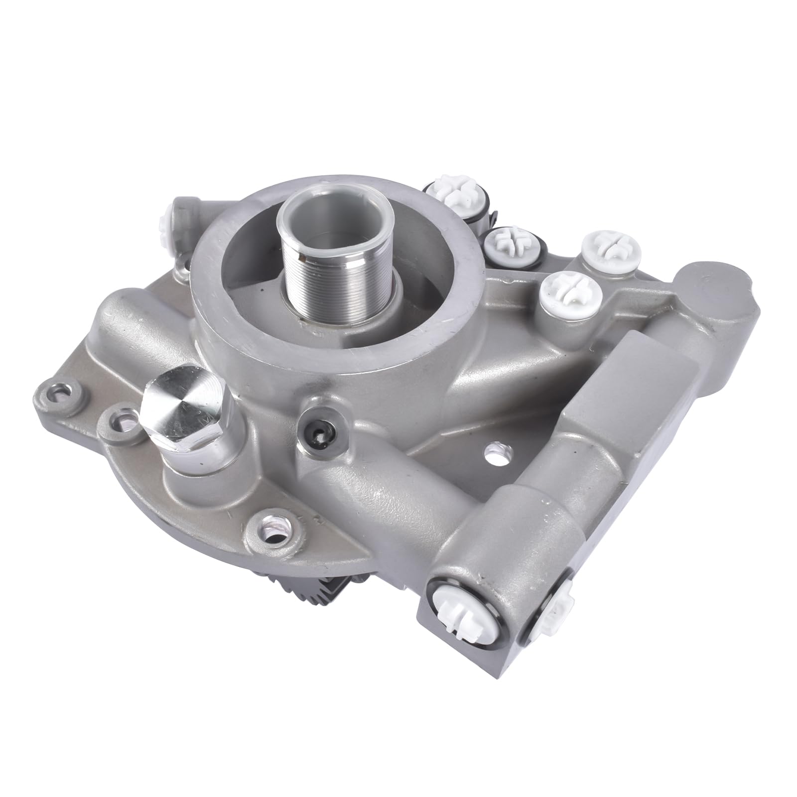 PEQYUACTE E-81871528 Hydraulic Tandem Gear Pump Replacement for Ford/New Holland 5610 5640 6610 6640 6810 7610 Mixizap