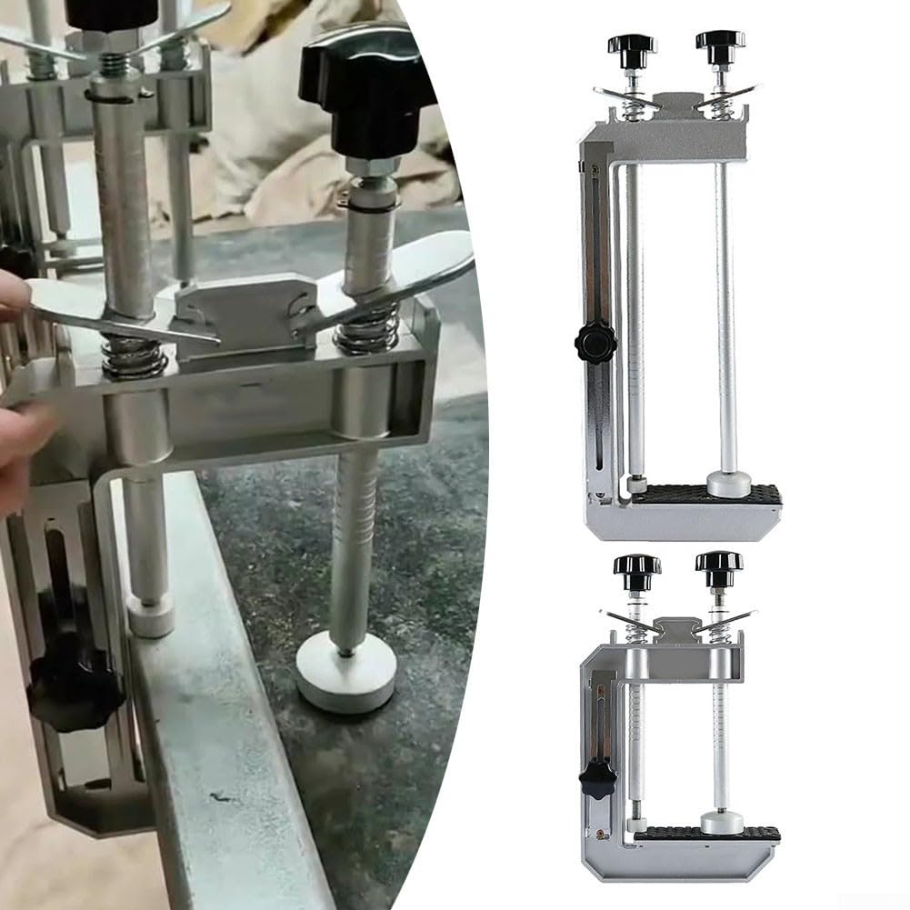 Abrazadera de inglete de piedra de 45 grados, accesorio de empalme de costura de encimera, herramienta de carpintero de precisión para losa de 150 mm (150 mm)