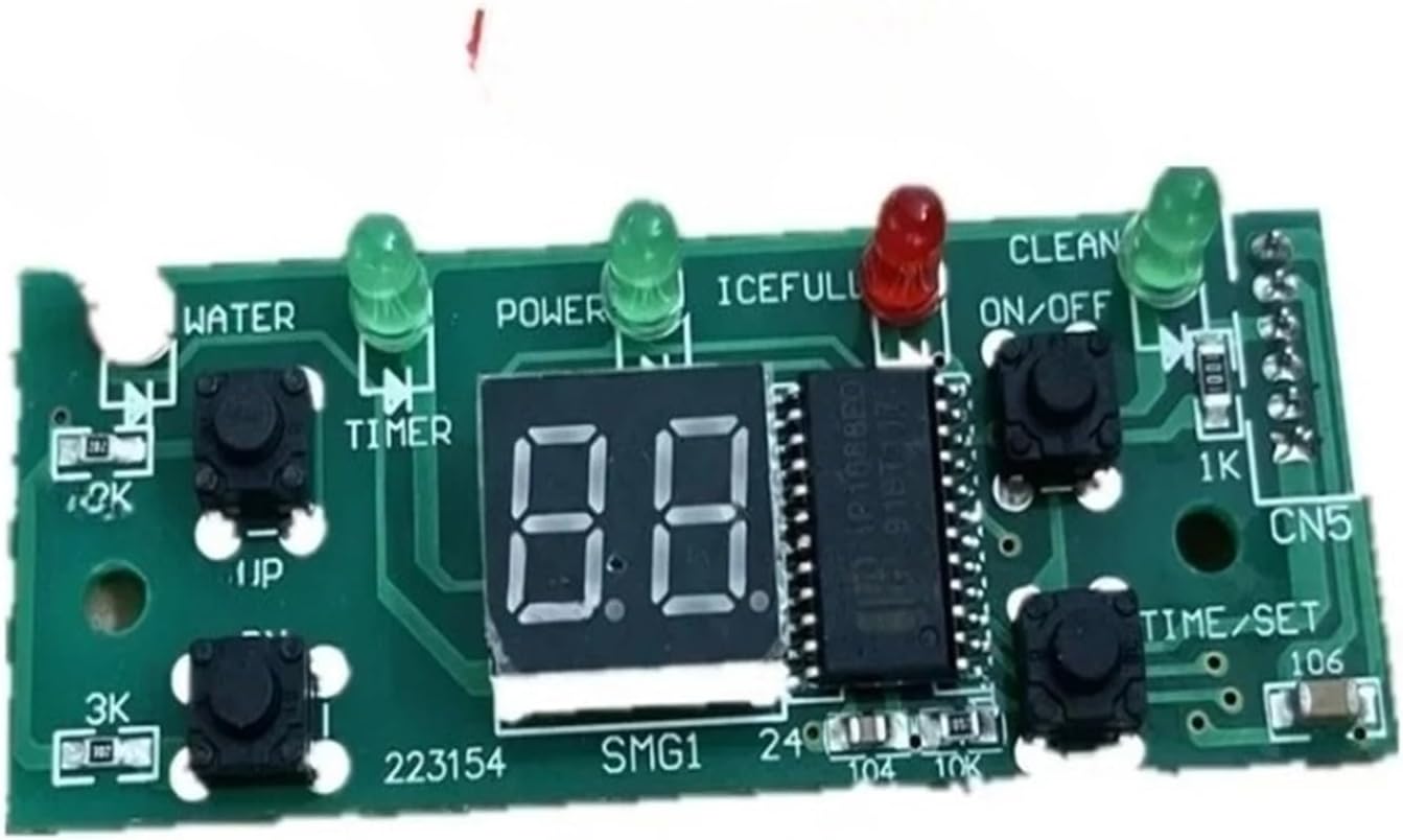 Ice Maker Computer Board, Compatible For Huikang, Compatible For Wotuolai Star Control Motherboard HZB-50A HZB-60FA(C45 HP display board)