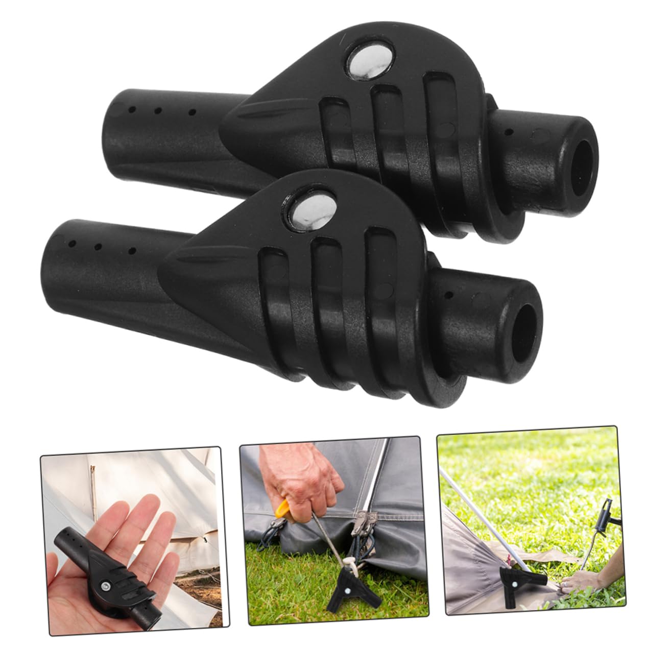 VANZACK Joints De Tente Joint De Pliage De Tente Kit De Réparation De Poteau De Tente Connecteurs De Poteaux De Tente Fournitures De Camping Pliantes Composants De La Tente Nylon