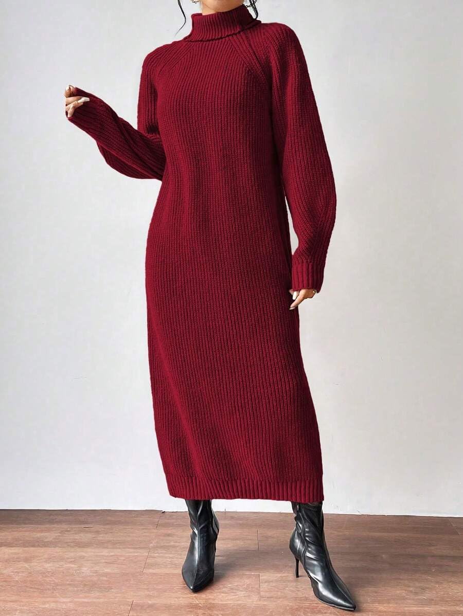 LIGHT DOT Women's Winter Maxi Sweater Dress Oversize Long Sleeve Warm Knit Pullover Chunky Bell Loose - Image 3