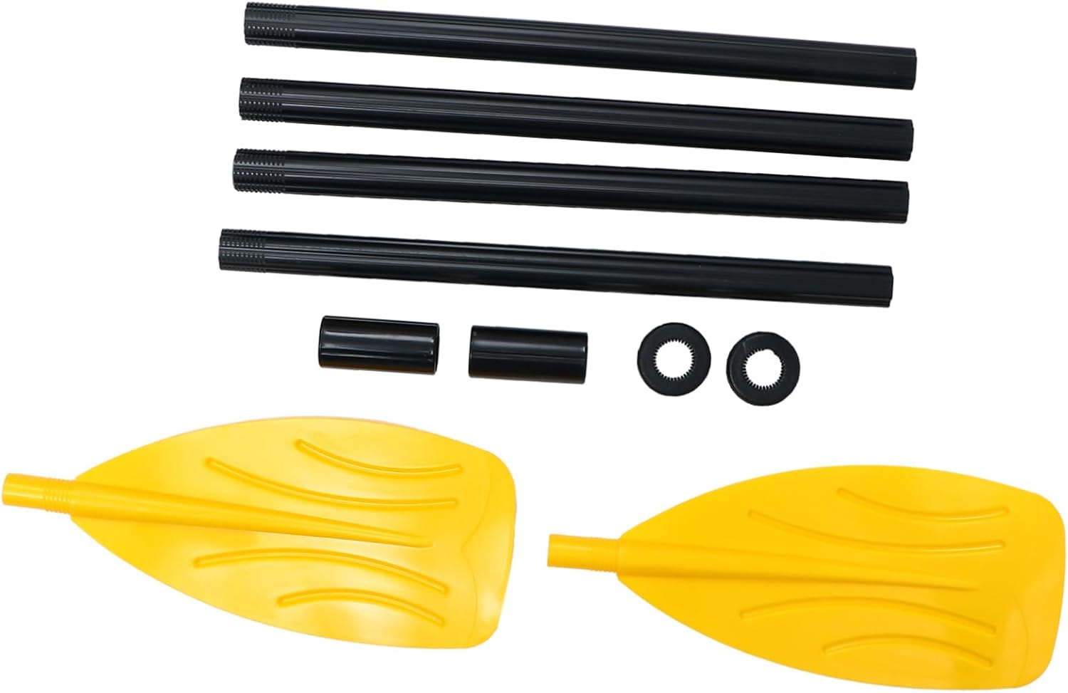 BESPORTBLE 1pair Detachable Plastic Kayak Paddles Ergonomic Handle Heavy Duty for Easy Storage and Use for Boating and Water Sports