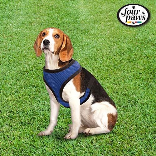 Image of Four Paws Comfort Control Dog Harness Blue Medium