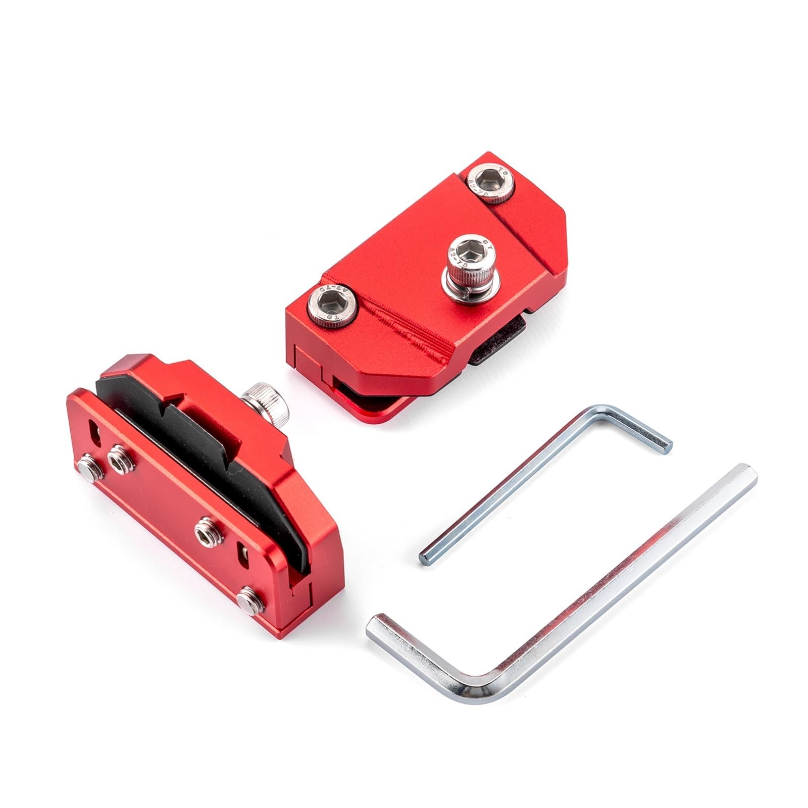 Abgsweh Red Car Headlight Brackets Fit For Auxiliary Off Road Led Pod Light / Work Light Truck Suv Wagon Sedan Hood Led Work Light Pods Brackets Clamp