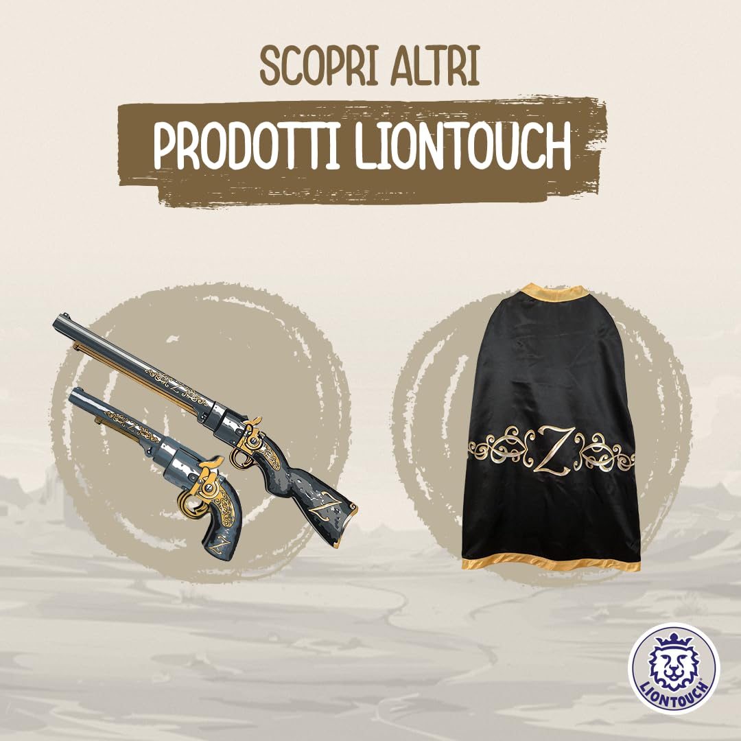 Liontouch - Set Z-Bandit - Spada Giocattolo, Maschera e Cappello per Avengers | Per Bambini/Bambine dai 3 agli 8 anni | Gommapiuma Resistente e Sicura | Costumi e travestimenti per Giochi di Ruolo