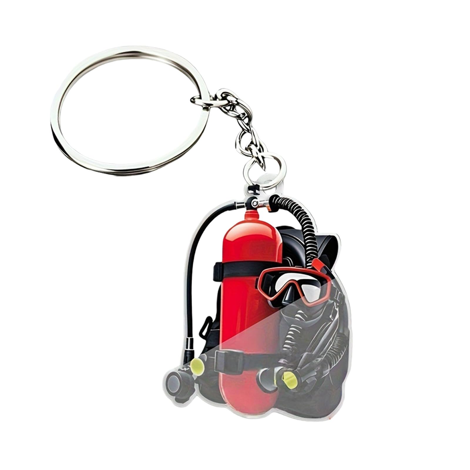 YROHGKPN Acrylic Keychain Pendant Keyring for Diving Enthusiasts Perfect
