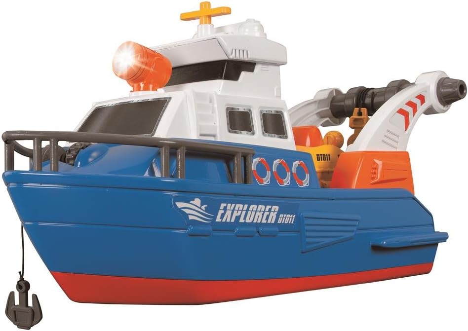 Dickie Toys Explorer Boat with anchor