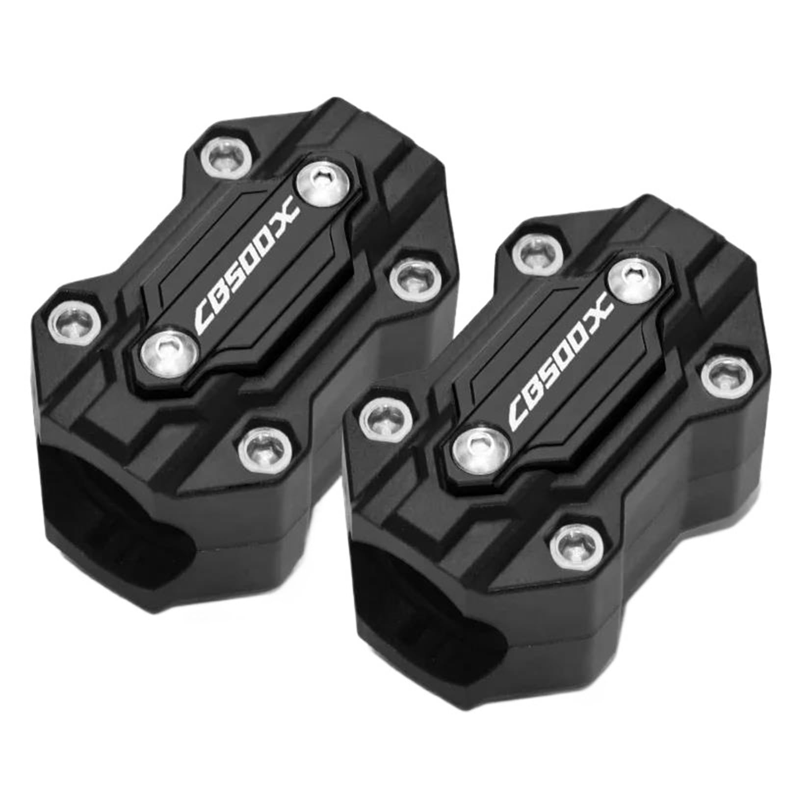Bloc de protection pare-chocs moto CB500X 2013-2024 - crash bar noir