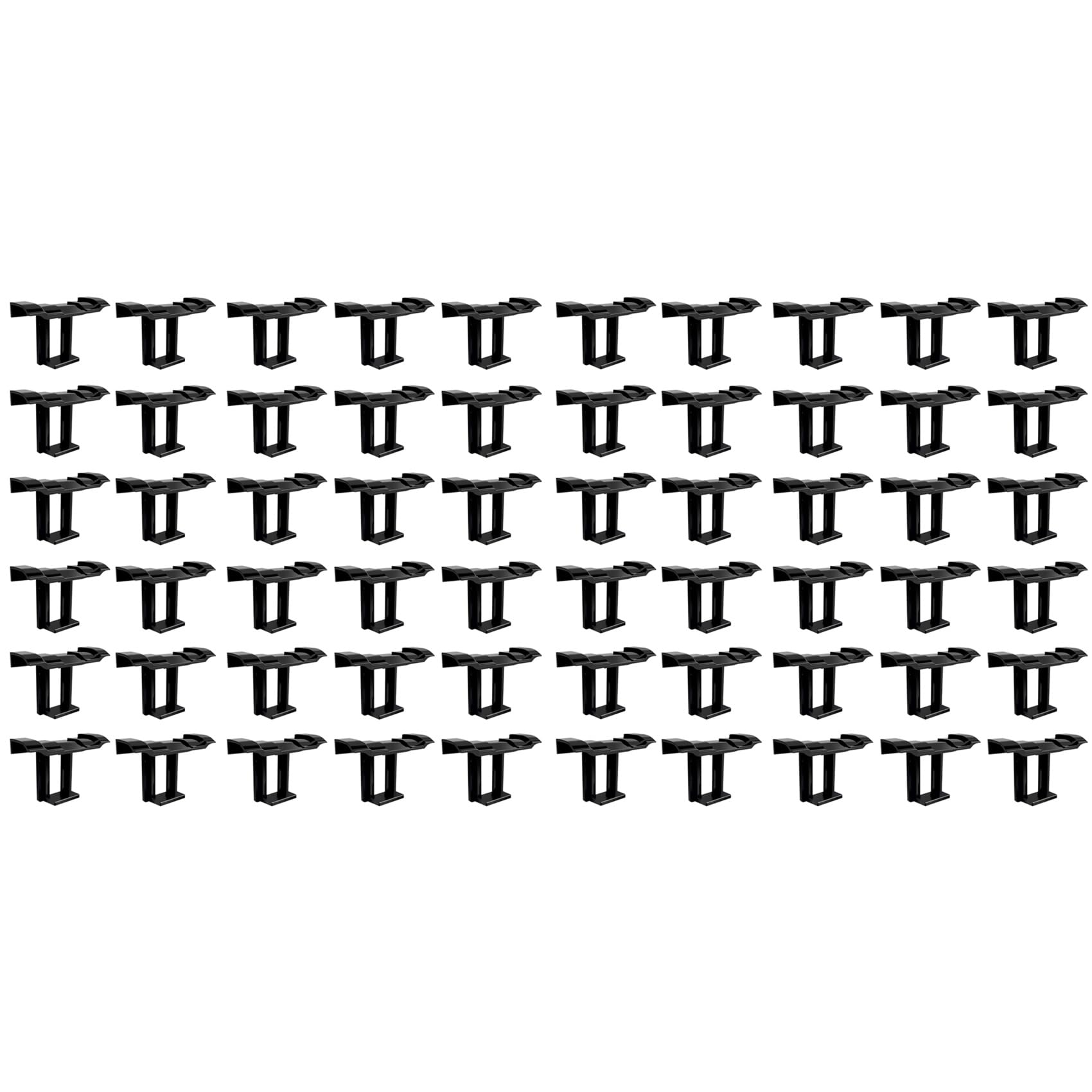 Jnchdghwa Black 60Pcs Photovoltaic Panel Drainage Buckle Pv Plate Solar Panel Water Drain Clip For Solar Panel Draining 33Mm