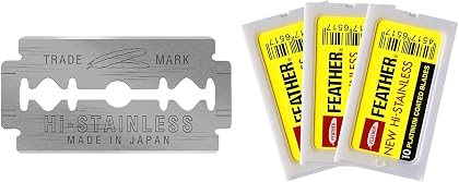 Feather Double Edge Safety Razor Blades 30 Count