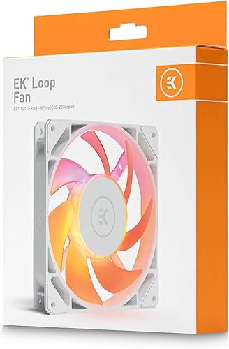 Miniatura 5 de EKWB Ventilador EK-Loop FPT de 5.512 in, 600-2200 RPM, RGB digital, blanco