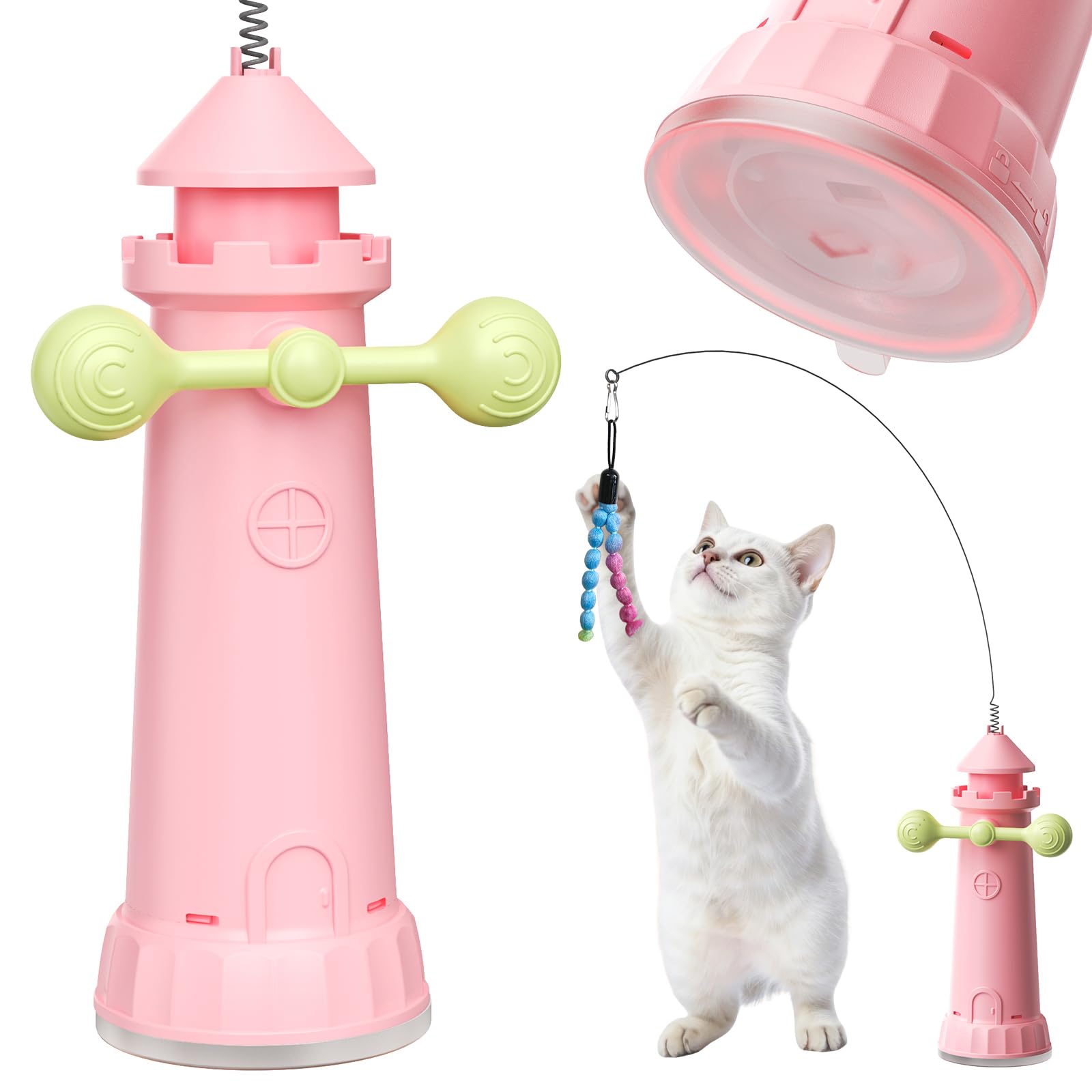 Bobcow Interactive Cat Toy for Self-Employment, Cat Intelligence Toy with