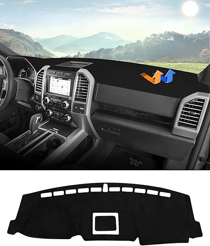 Miniatura 1 de Autorder Tapete para tablero de instrumentos para Ford Expedition 2018-2024, accesorios de franela, protector de rayos UV