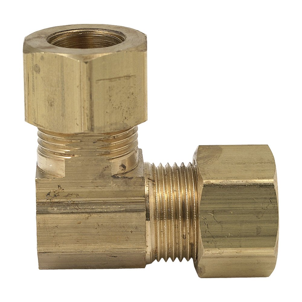 Coude Union Brasscraft 65-10 de raccordement en laiton brut 5/8 O.D. pour plomberie