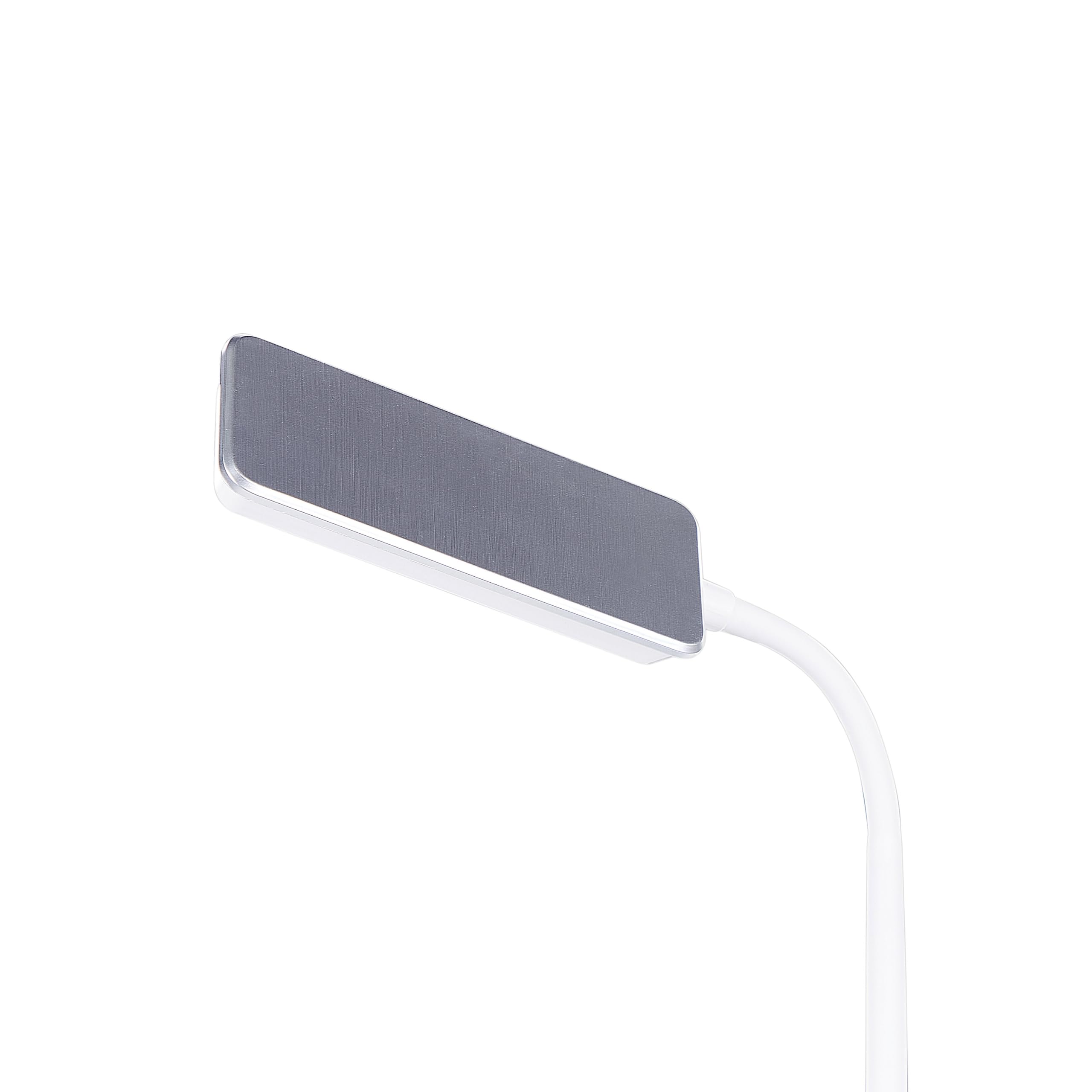 Beliani Lampada da ufficio LED bianco materiale sintetico braccio e regolabile regolatore 38 cm