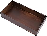 Vista 15 de Organizador de cajones de bambú, organizador de utensilios de cocina, bandeja de cubiertos, suministros de escritorio de oficina y accesorios, 15 x