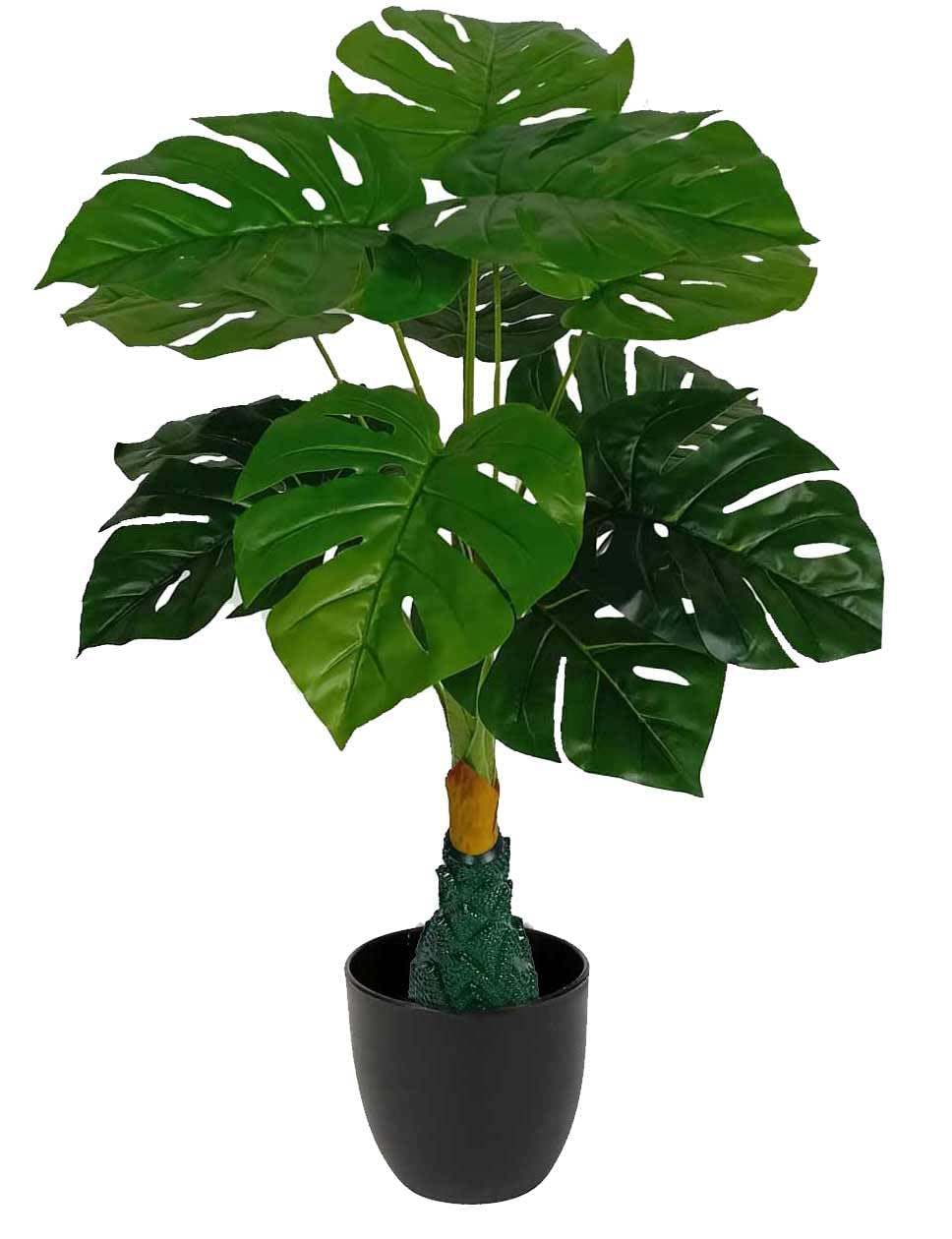 HYPERBOLES Big Size Artificial Money Plant Without Vase 100cm