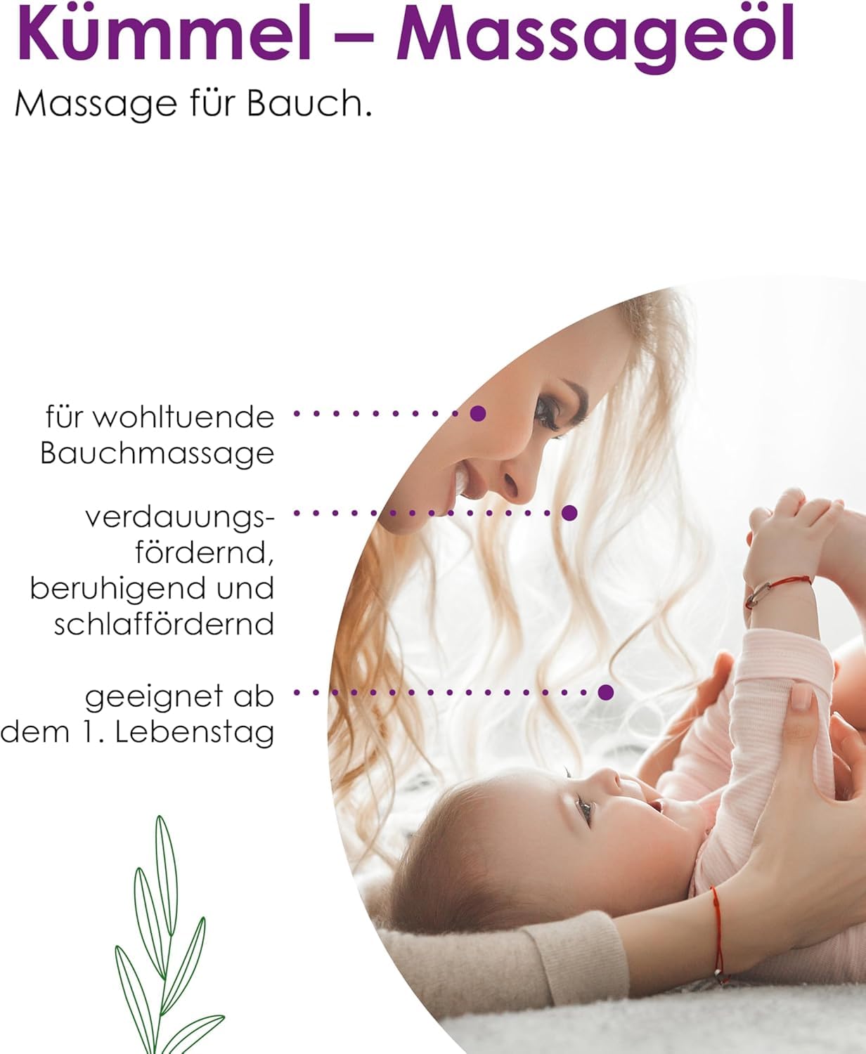 Die Aromaölmanufaktur Cummel Massage Oil for Babies 10 ml - Soothing Baby Belly Massage with 100% Natural Ingredients, Baby Oil - Image 4