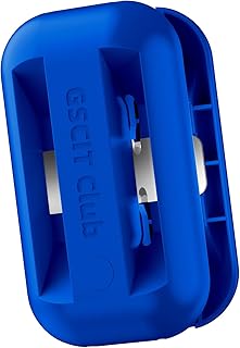 GSCIT Club Edge Banding Trimmer, Tungsten Carbide Blades Hand Planer Edge for Burrs Edge Trim Planer Wood Scraper Edge Banding Tools Cutter for PVC ABS Melamine (Blue)