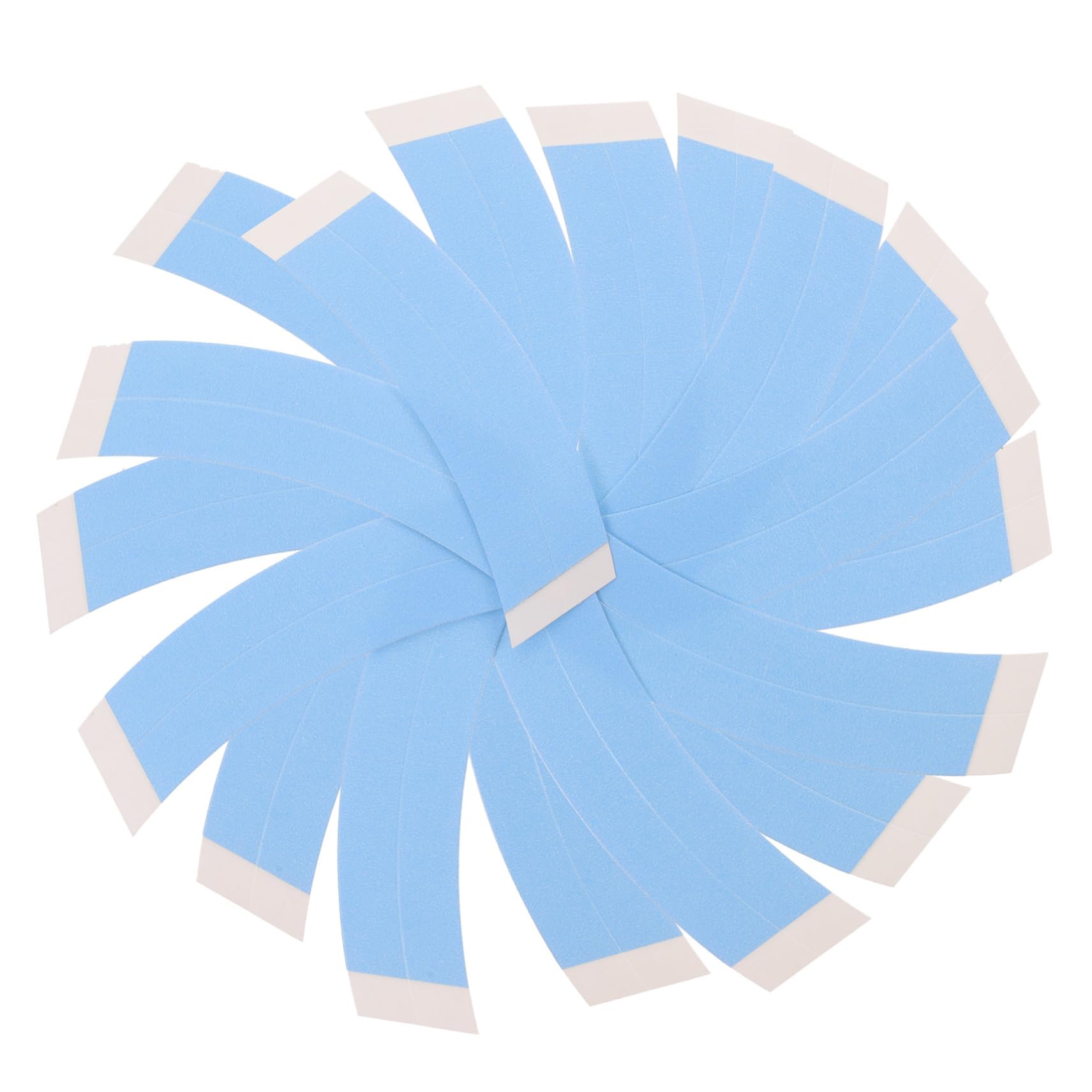 SHERCHPRY Cinta De Doble Cara Double Sided Tape Waterproof Tape Cinta De Tupé De Encaje Pelucas Cintas De Encaje Cinta Frontal De Encaje Peluca Adhesivo Pegamento Blue 36 Piezas X 4