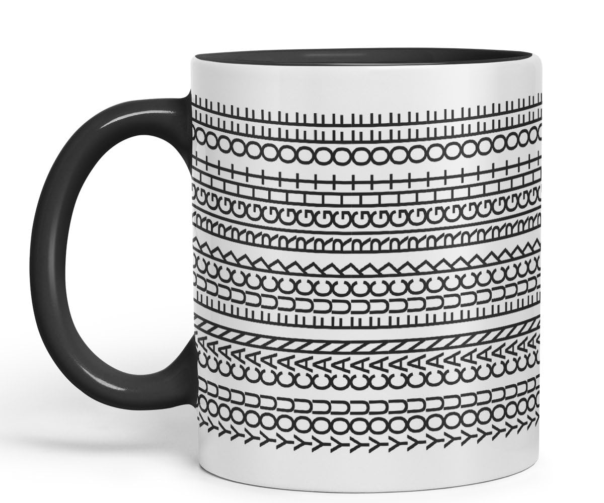 Vixar You Can Fuck Right Off Mug Hidden Message Funny Adult Humor Sarcastic Gift Ceramic Coloured Mug Cup for Tea Coffee Hot Brew 330ml 11Oz Gift (Black)