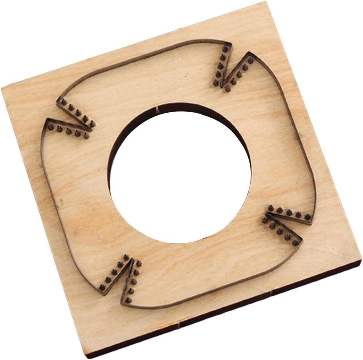 Yiju Leather Cutting Die Metal Leather Plate Catchall Tray Mold DIY Making Punch Template