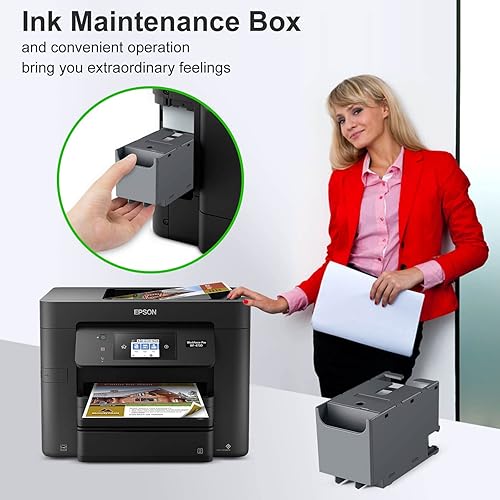 Miniatura 3 de Caja de mantenimiento de tinta T6715 T6716 para Workforce Pro WF-3820 WF-4820 EC-4020 WF-4830 WF-4720 WF-4834 WF-4734 WF-4730 WF-4740 ET-8700