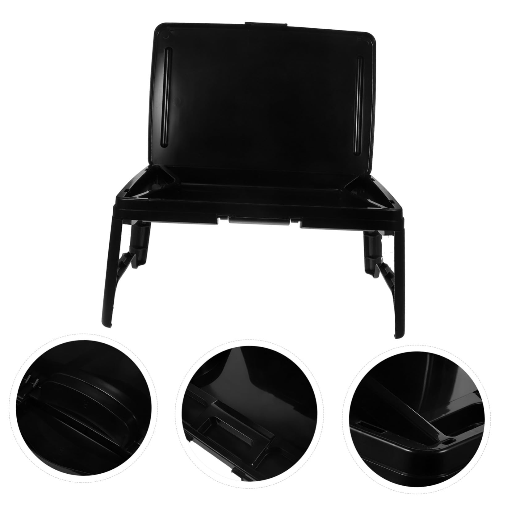 Angoily Portable Lap Desk Storage Compartment Ergonomic Design for Comfortable Use Bed Couch Floor Lightweight and Foldable for and Workspace Organization