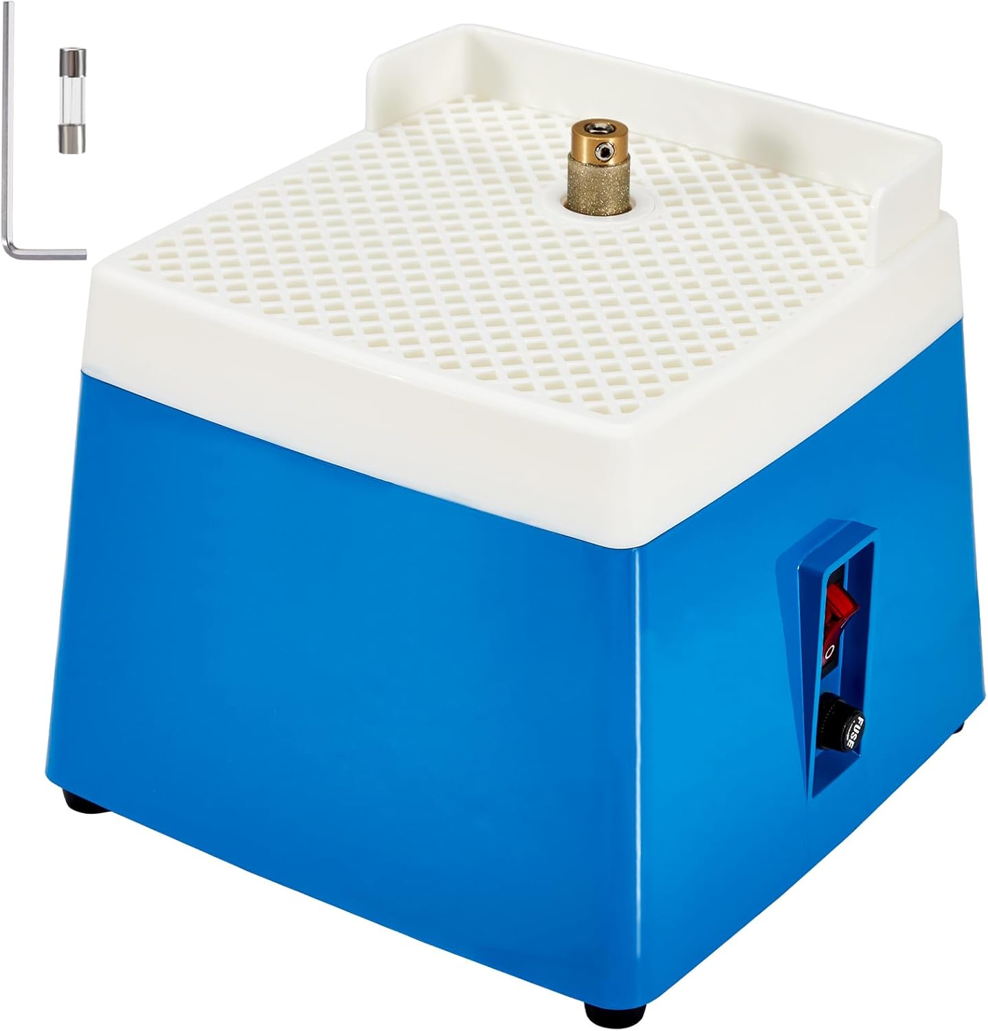 Stained Glass Grinder, 4200 RPM Mini Glass Grinder Machine with 5/8" Grinder Bit, for Professionals, Hobbyists, Glass & Shell Processing Arts and Decoration
