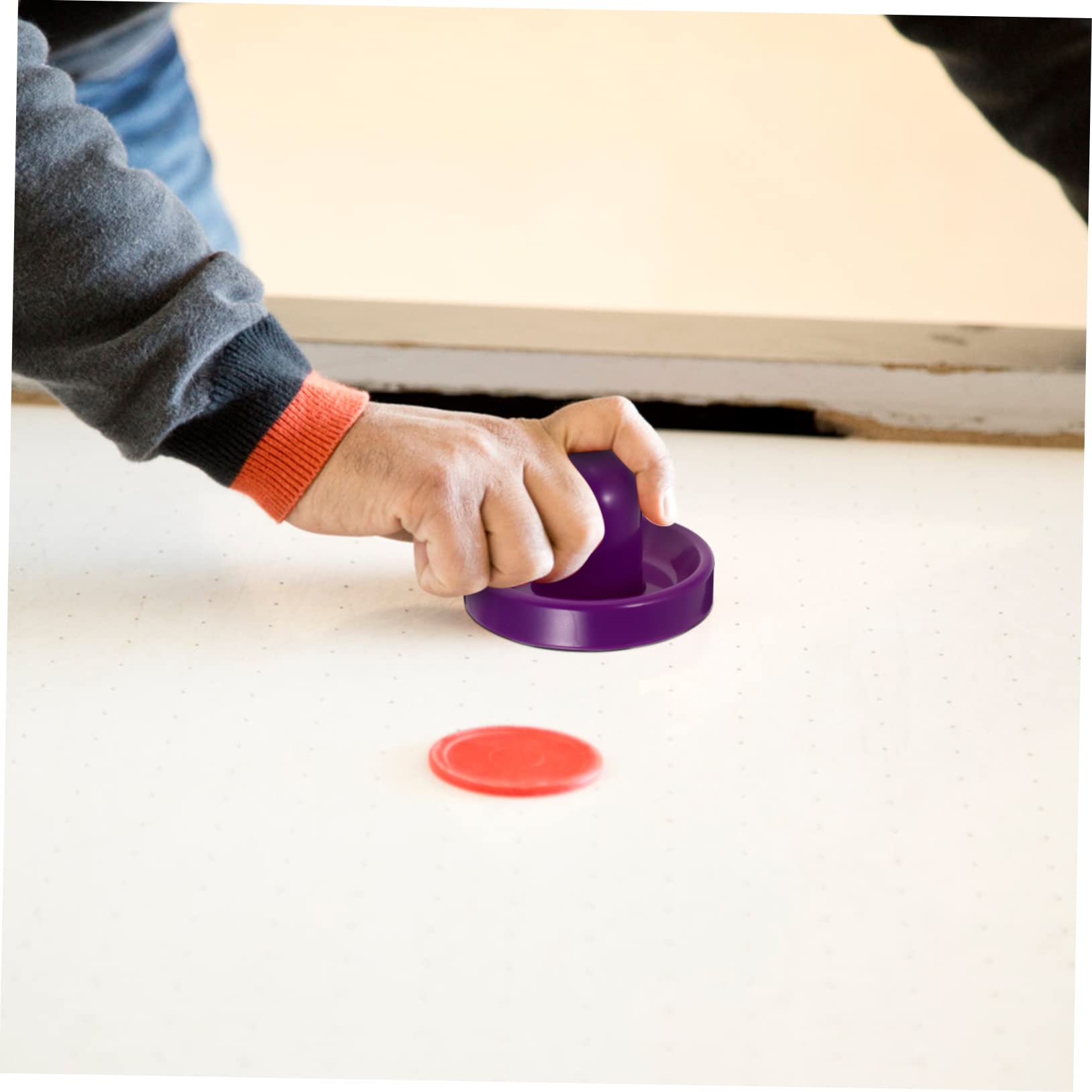 TOYANDONA Giocattoli da tavolo da hockey su ghiaccio da hockey patto del disco sostituzione accessori per giochi di hockey spacciatori di air hockey addominali