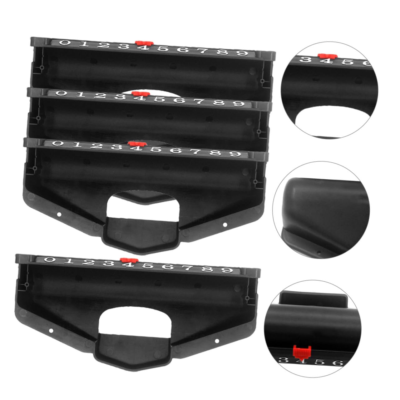 4 pièces Accessoires Hockey Table Compteurs Score Plastique Durables pour Jeu Hockey Table