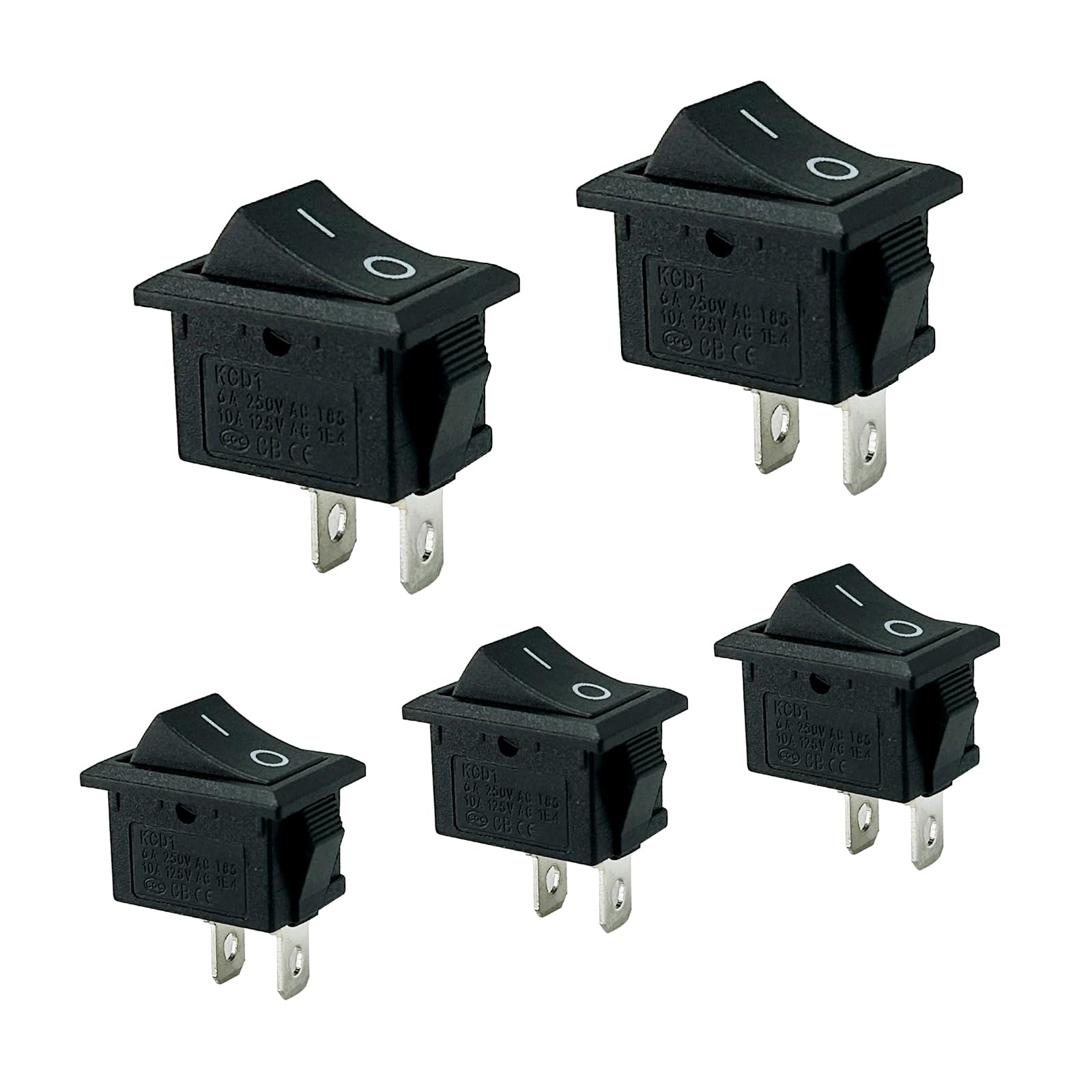 Photo 1 of Boat Rocker Switch,10Pcs 2 Pin STSP Snap in ON/Off Rocker Switch AC 6A/250V 10A/125V Boat Switchs Suitable for Various Boats, Cars, Household Appliances, etc Easy to Install