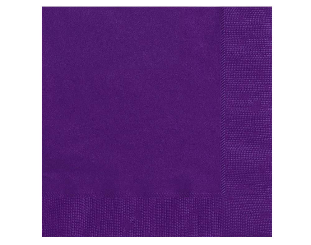 Unique 20 Deep Purple Lunch Napkins