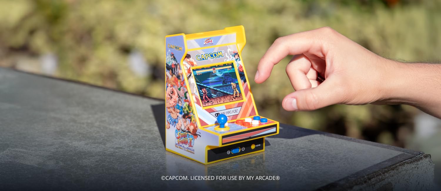 My Arcade Super Street Fighter II Nano Player Portable Retro Arcade (2 GRY W 1)