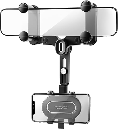 Miniatura 1 de SXhyf Soporte para teléfono con espejo retrovisor, giratorio y retráctil 2023, soporte para teléfono celular para iPhone 11, 12, 13, 14 Pro Max,
