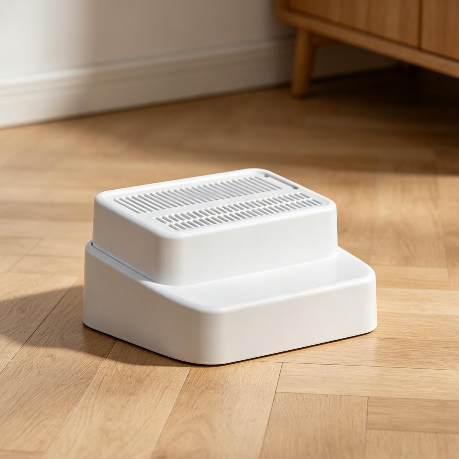 Zweistufiger, Erhöhter Tritthocker mit Und Rutschfester Beschichtung für Die Katzentoilette, Ideal für Kätzchen Und ältere Katzen.