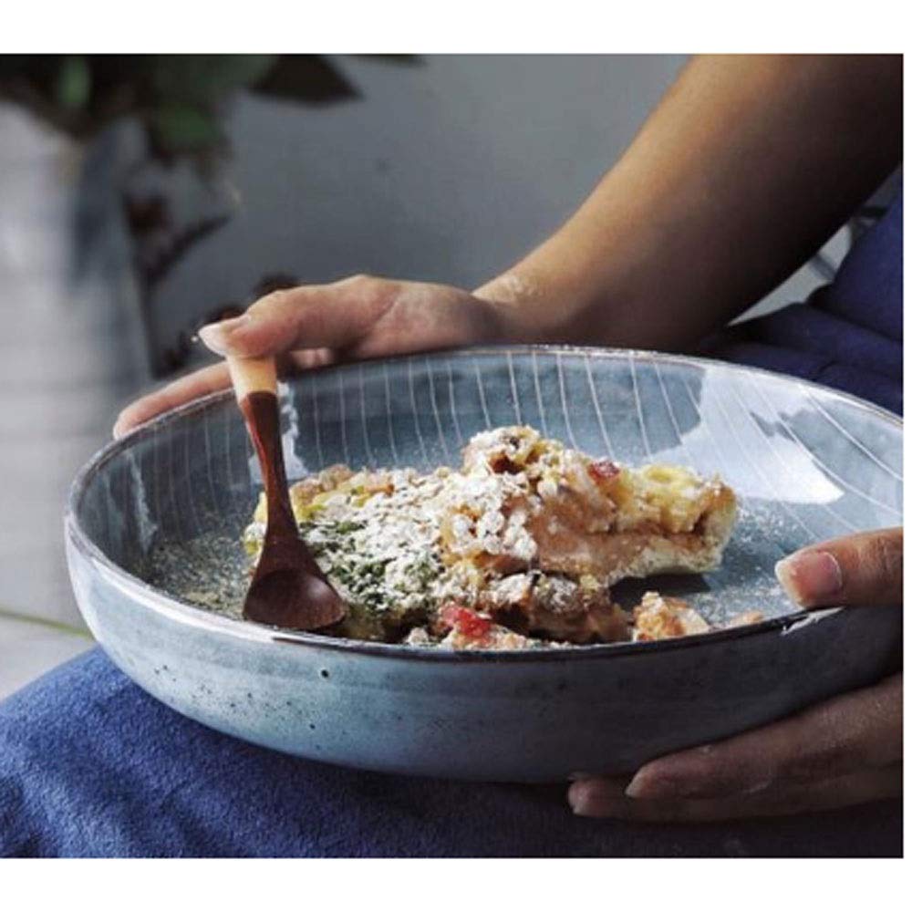 Bol à Nouilles en céramique, Bol à Soupe à Salade Bol à Salade en Porcelaine pour Le dîner Assiettes ménagères