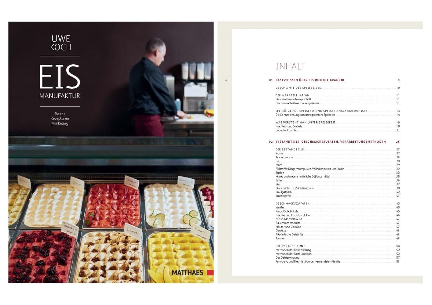 Eismanufaktur: Basics, Rezepturen, Marketing