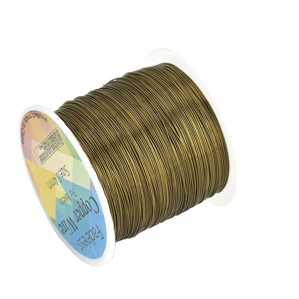 Filo Per Gioielli In Rame 0.4mm X 120m - Resistente All'ossidazione, Per Creazioni Artigianali, Bobina Pratica - Foto 4
