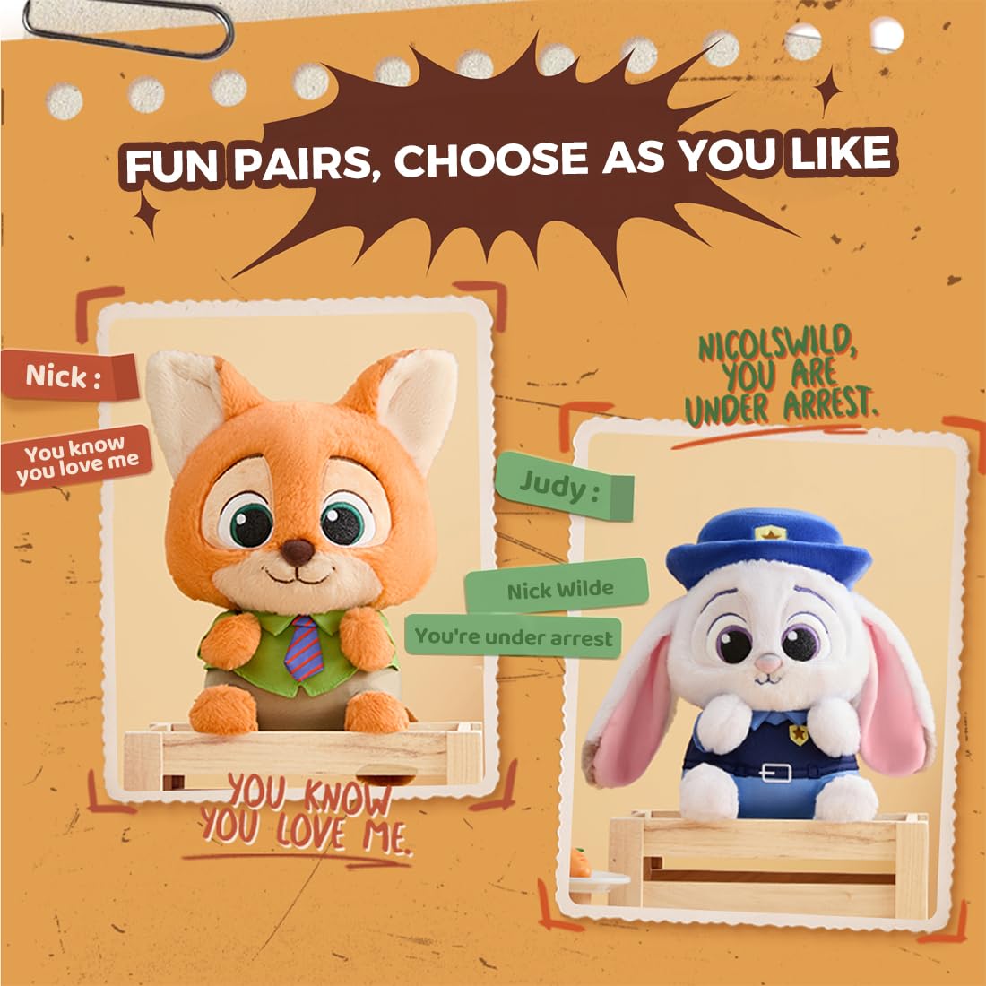 Amazon.co.jp: MINISO ディズニー ズートピア 2 ニック・ワイルド