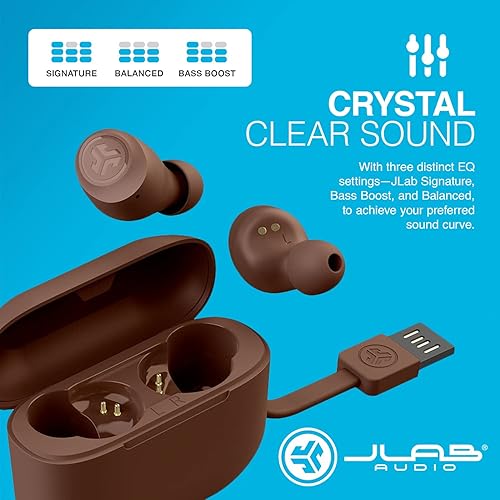Miniatura 5 de JLab Go Air Tones Auriculares inalámbricos diseñados con encendido y conexión automática, controles táctiles, más de 32 horas de tiempo de