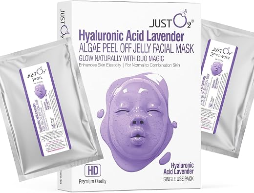 Anti-Aging Hyaluronic Acid Lavender Peel-Off Jelly Facial Mask for 40+ Hydrating Firming Skincare 125g