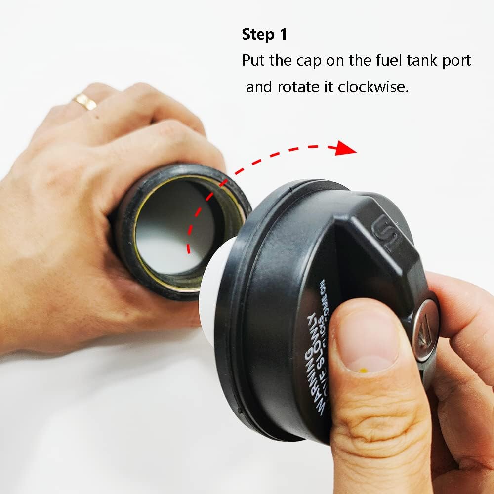 10512 Locking Fuel Gas Tank Cap with Keys for Hyundai Accent Santa Fe Tucson Sonata & Genesis G80 G90 & Kia Sportage Sorento Optima Forte Soul