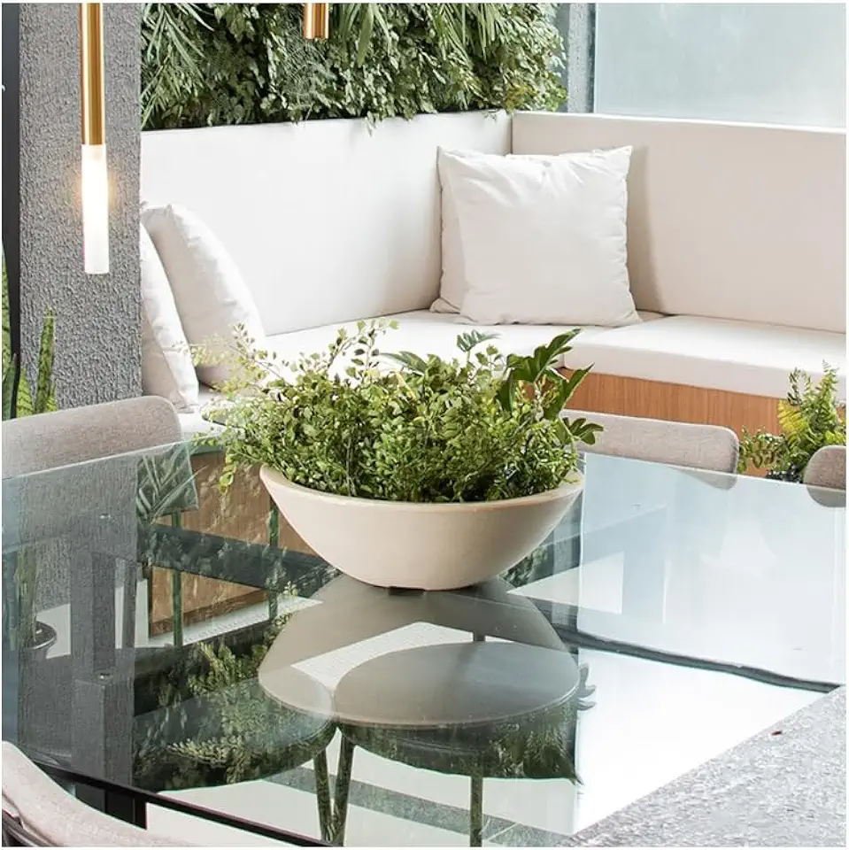 VASO POLIETILENO BACIA P/PLANTAS E JARDINS DECORATIVO (AREIA)