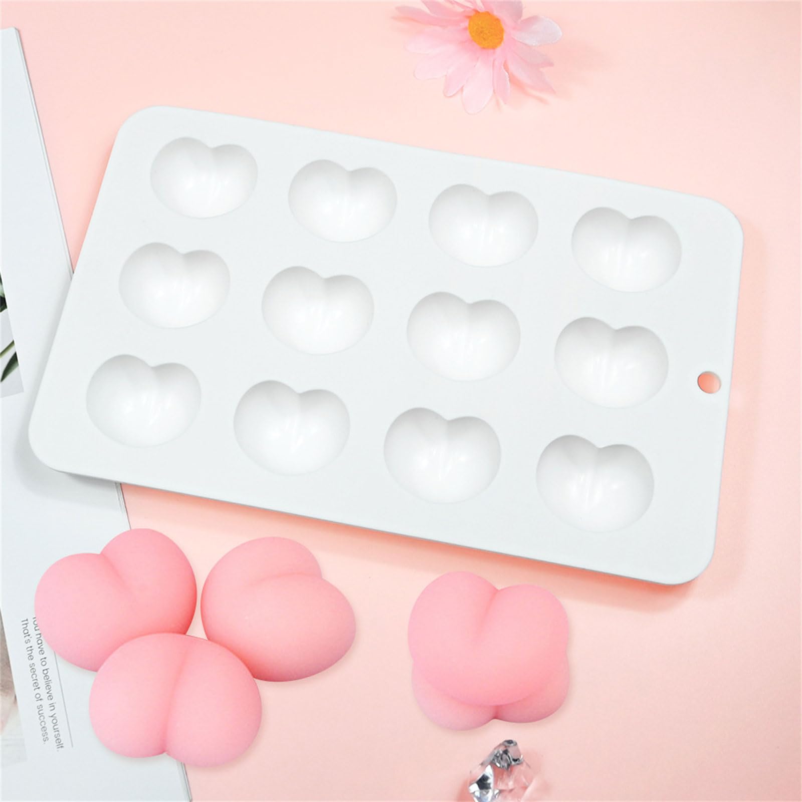 Zkhxhtg bakeware sets Beautiful Dessert and Chocolates Molds Peach Cake Baking Tray Professional Cake Making Molds for Dessert Enthusiasts