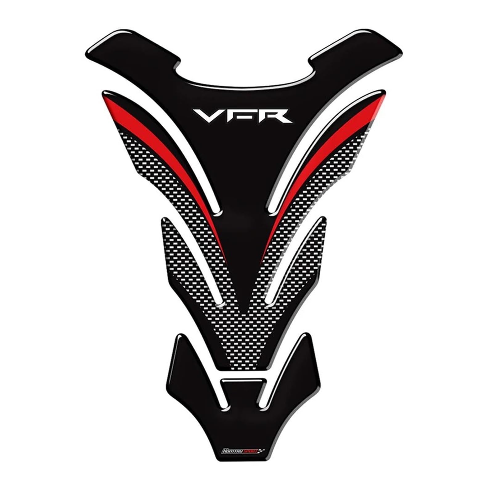 Decal Gas Tank Pad Protector Sticker for Honda VFR 800 800F 800X 1200 1200F 1200X 400(Black3)