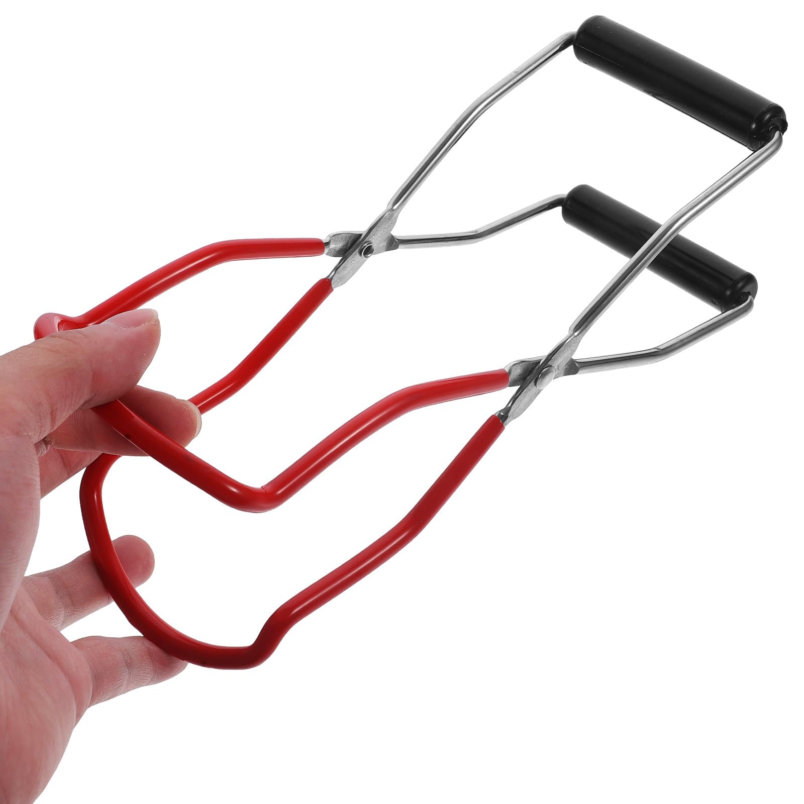 Ciieeo Set Pinze per Conserve in Acciaio Inox 4 Pezzi Impugnatura Antiscivolo, Sollevatore e Imbuto per Inscatolamento Barattoli, Utensili da Cucina per Preparazione Conserve Casalinghe