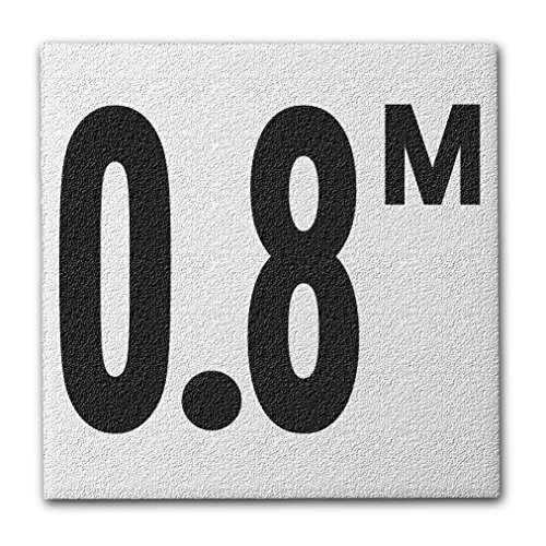 Ceramic Swimming Pool Deck Depth Marker 