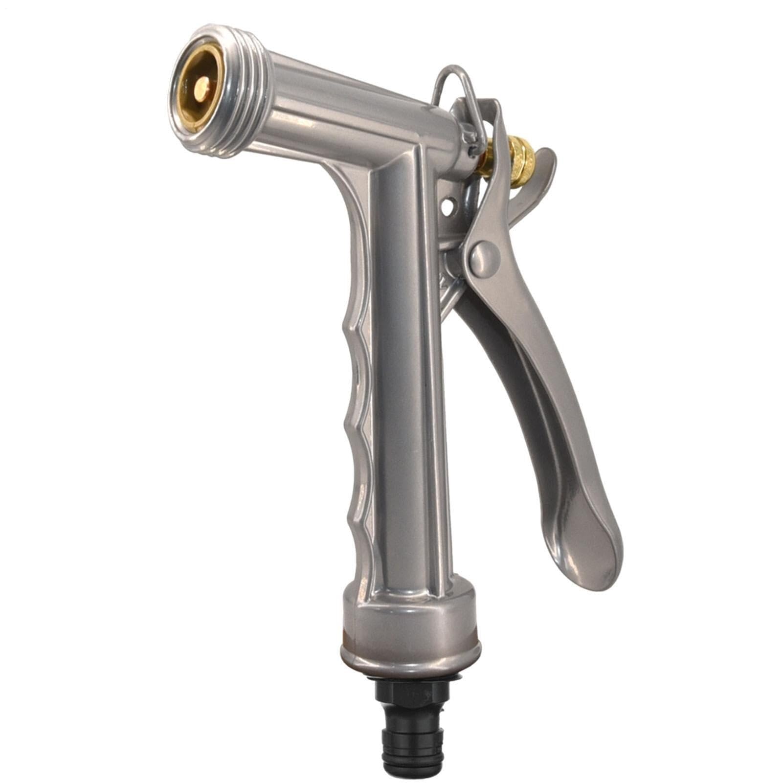 Metal Hose Spray Nozzle Heavy Duty Garden Hose Nozzle, with Adjustable Multiple Spray Modes, for Watering(B)
