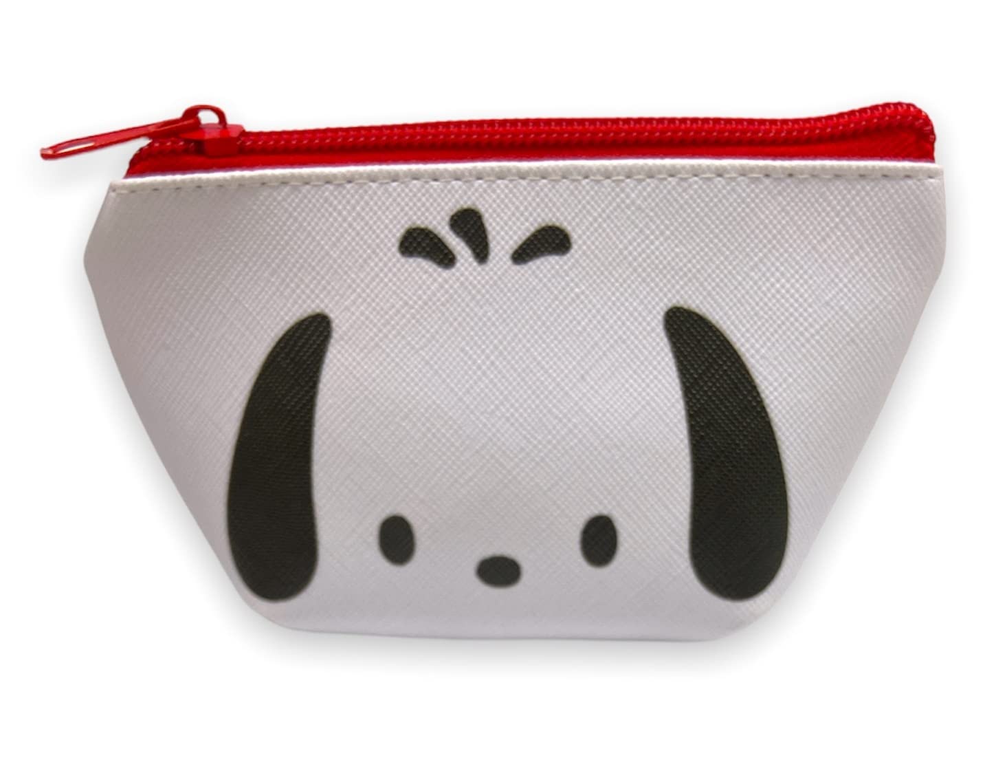 Friend Sanrio Pochacco Face Boat Type Cosmetics Small Pouch Bag 4.3 in (W) × 3 in (H) × 2 in (D)